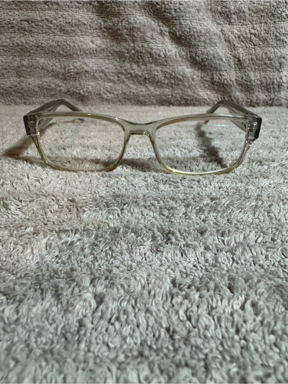 Women's Clear Rectangle Glasses - Classic Transparent Style